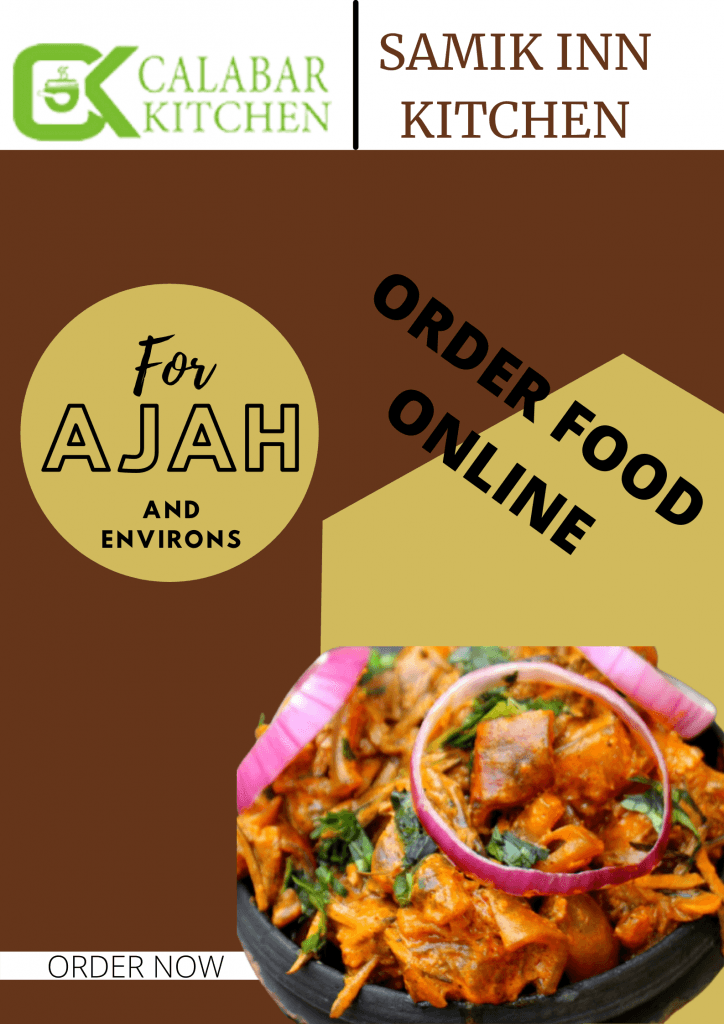 Calabar Kitchen branch flyer, page one